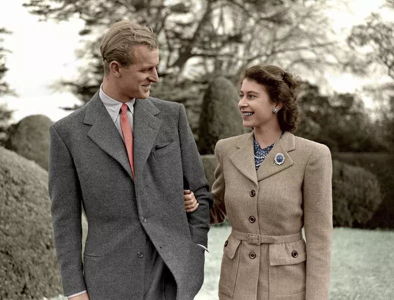 Royalty - Princess Elizabeth and Duke of Edinburgh Honeymoon - Broadlands