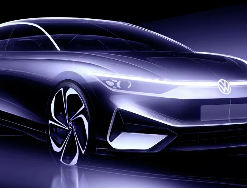 Design sketches offer a first impression of the  ID. AERO