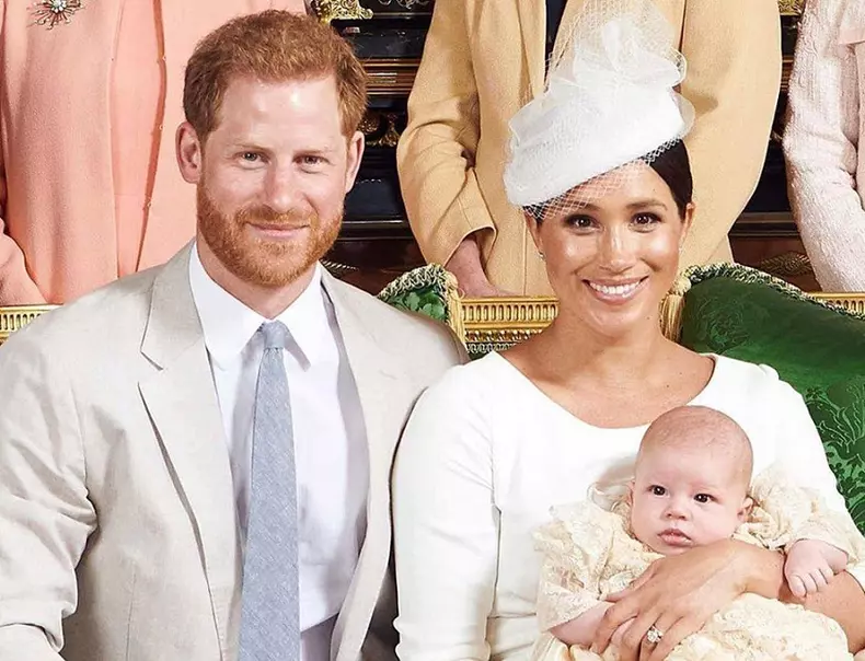 Harry Meghan si fiul lor, Archi