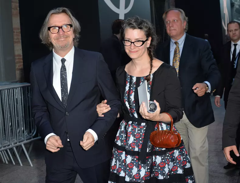 Alături de proaspăta lui soție, Gisele Schmidt.