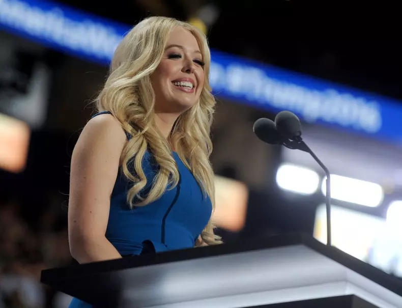 **FILE PHOTO** Tiffany Trump Through the years ahead of her Wedding on Saturday November 12, 2022. CLEVELAND, OH - JULY 19: Tiffany Trump at day 2 of the 2016 Republican National Convention at The Quicken Loans Arena in Cleveland, Ohio on July 19, 2016. C