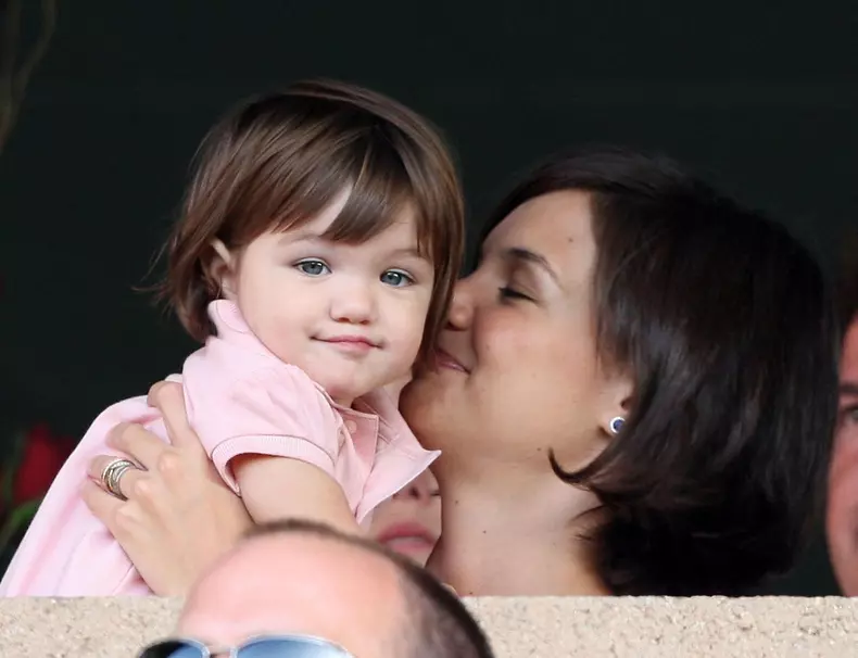 Katie Holmes and Suri Cruise watch David Beckham make his long-awaited debut for LA Galaxy