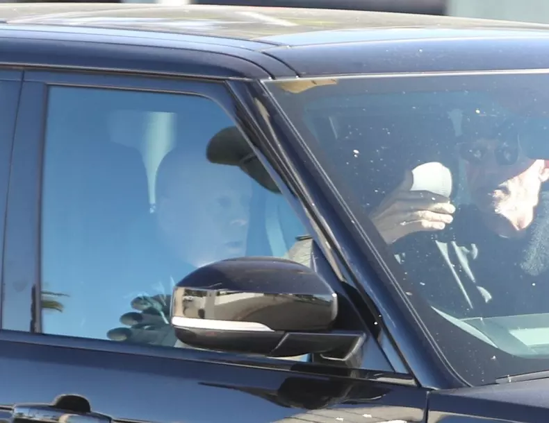 *EXCLUSIVE* Bruce Willis is seen cruising around Brentwood