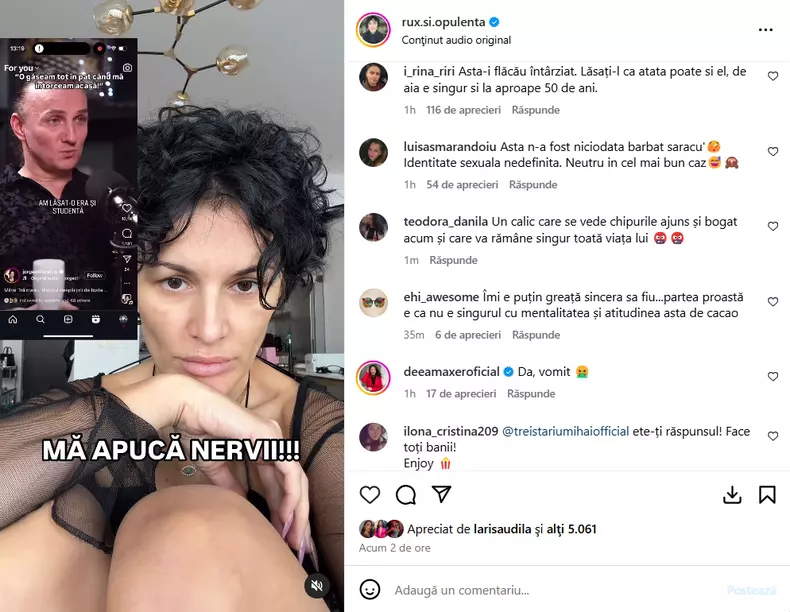 Deea Maxer reacție declarații Mihai Trăistariu iubite tinere