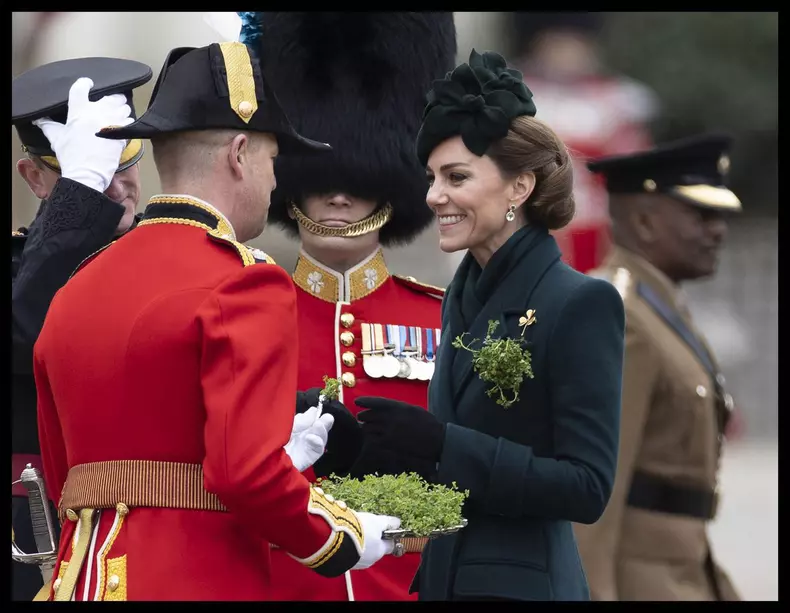 Kate Middleton at the Irish Guard's St.Patrick's Day Parade