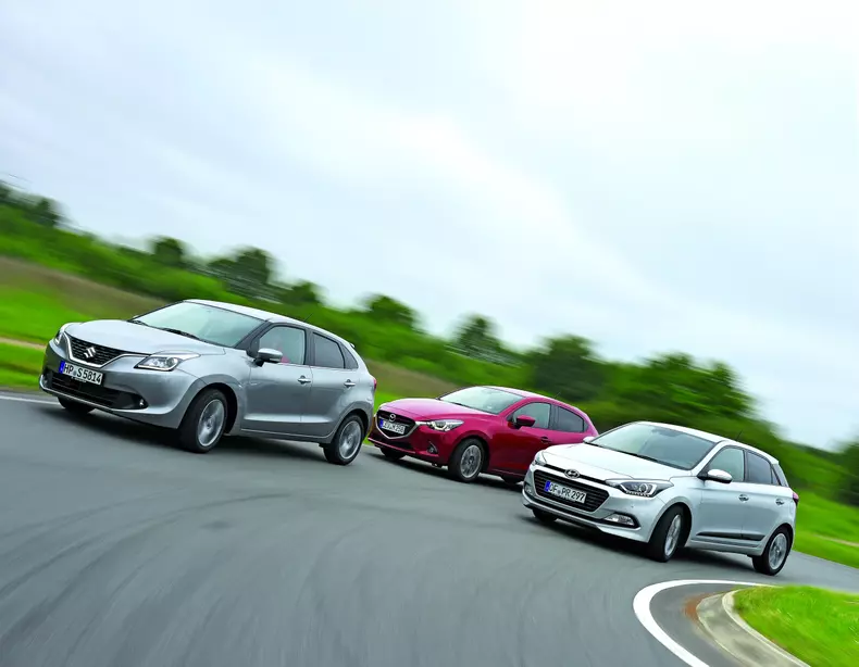 Suzuki Baleno/Hyundai i20/Mazda2