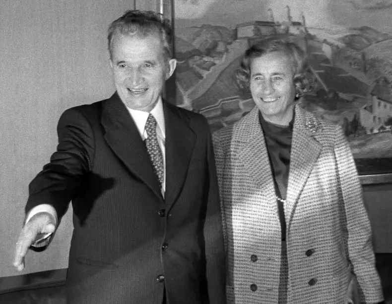 West Germany Ceausescu Arrives 1984