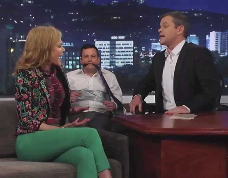 Matt Damons takes over talk show with celebrity friends