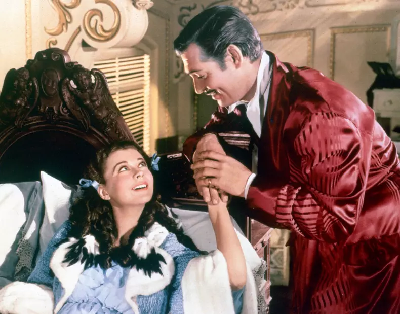 Clark Gable, Vivien Leigh au jucat în"Gone With The Wind"