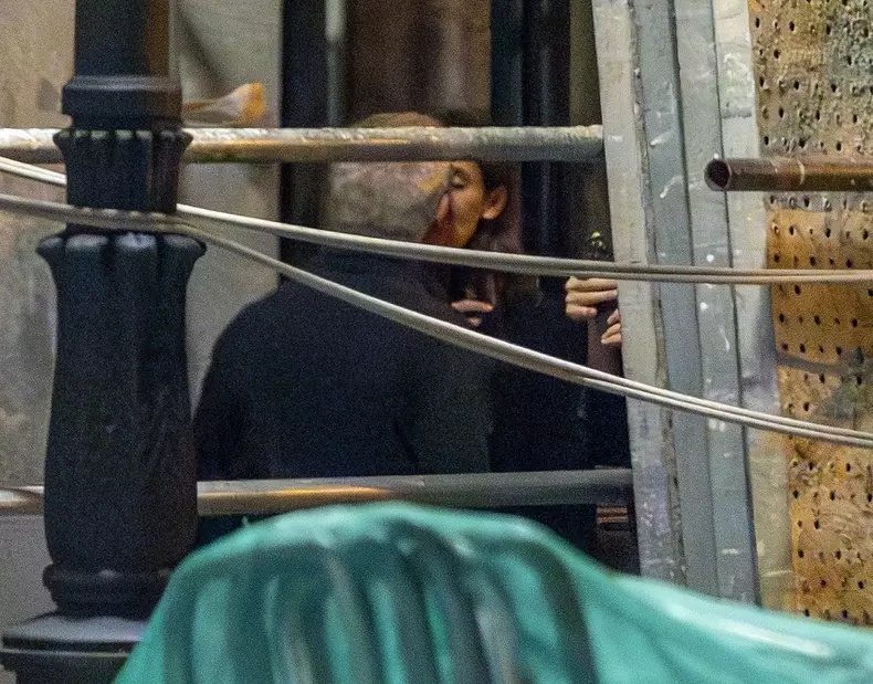 *PREMIUM-EXCLUSIVE* *MUST CALL FOR PRICING* The American actor and film director Sean Penn packs on the PDA with a new, younger looking girlfriend believed to be the actress Valeria Nicov seen during a night out in Madrid, Spain. *PICTURES TAKEN ON THE 04