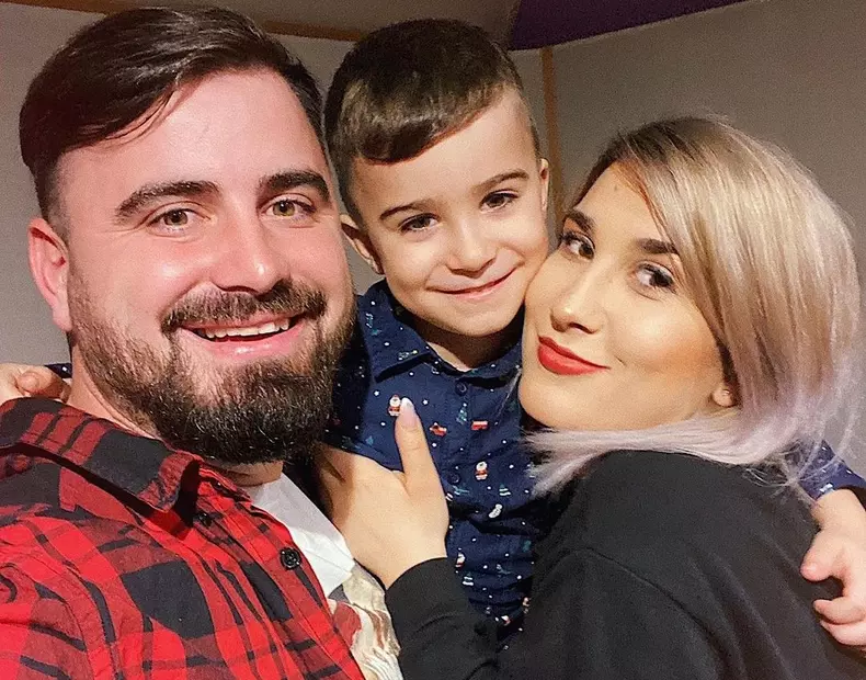 Adda, Cătălin Rizea și fiul lor, Alexandru