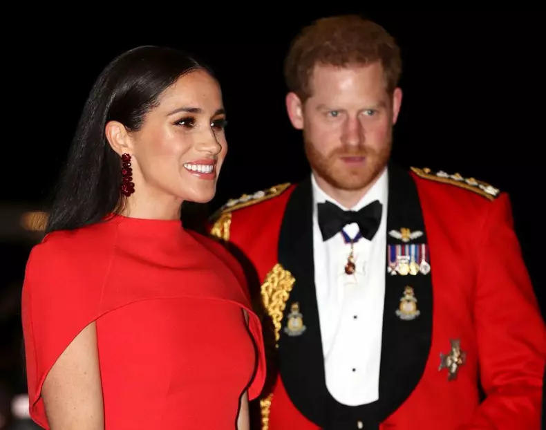 Harry and Meghan attend the Mountbatten Festival of Music