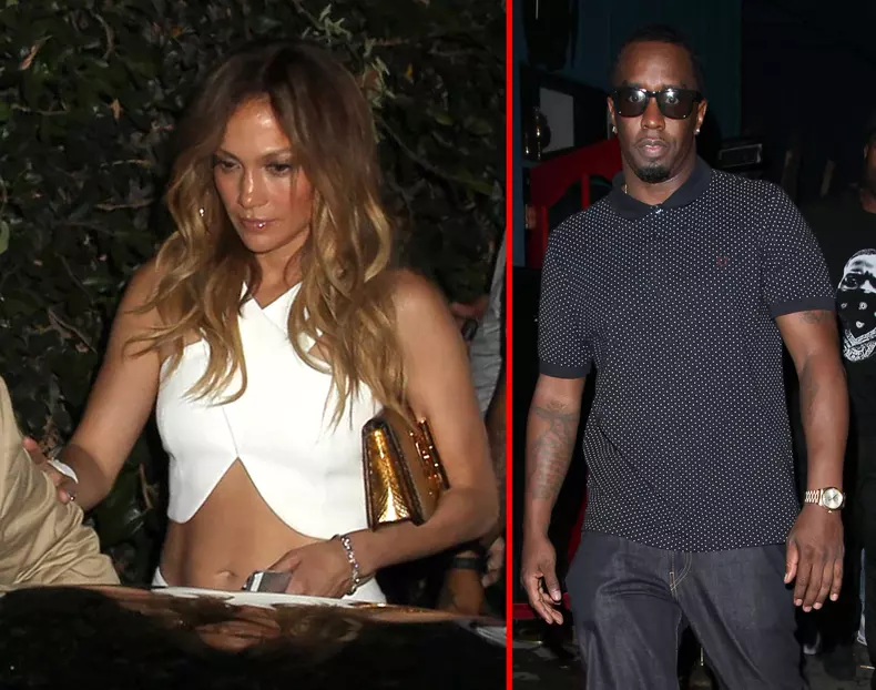 Jennifer Lopez & Sean Combs Party At Hooray Henry's