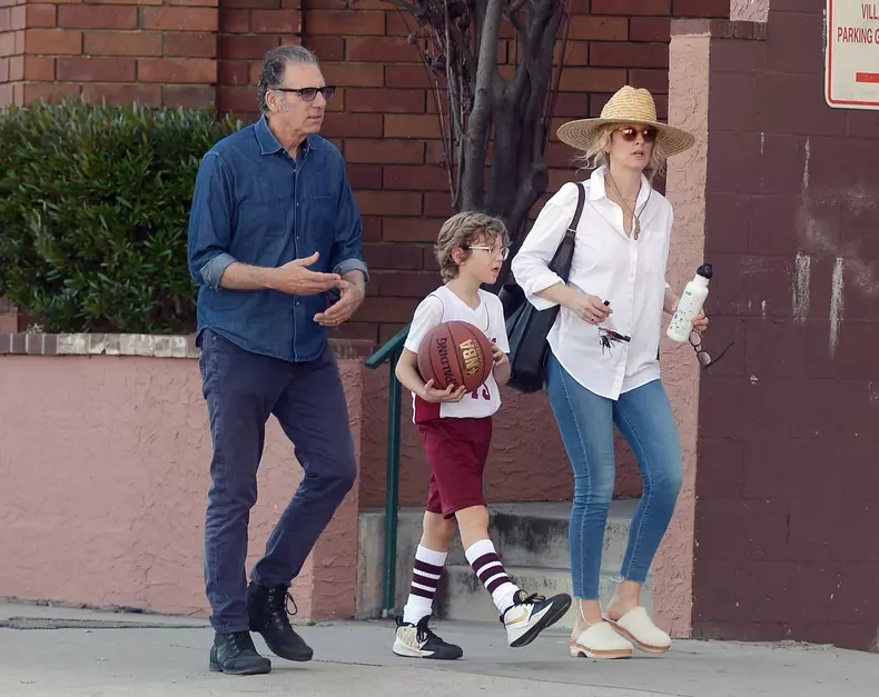 EXCLUSIVE: Michael Richards Heads Out with Family to a Basketball Game in Los Angeles.