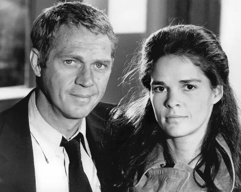 Steve Mcqueen and Ali MacGraw 1972