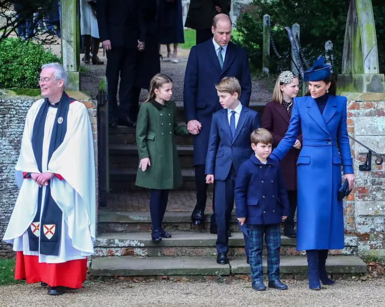Royal Family Christmas Day