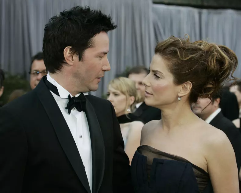 Keanu Reeves şi Sandra Bullock