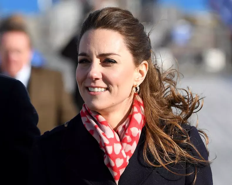 Duke And Duchess Of Cambridge Leave The RNLI Mumbles Lifeboat Station During Wales Visit