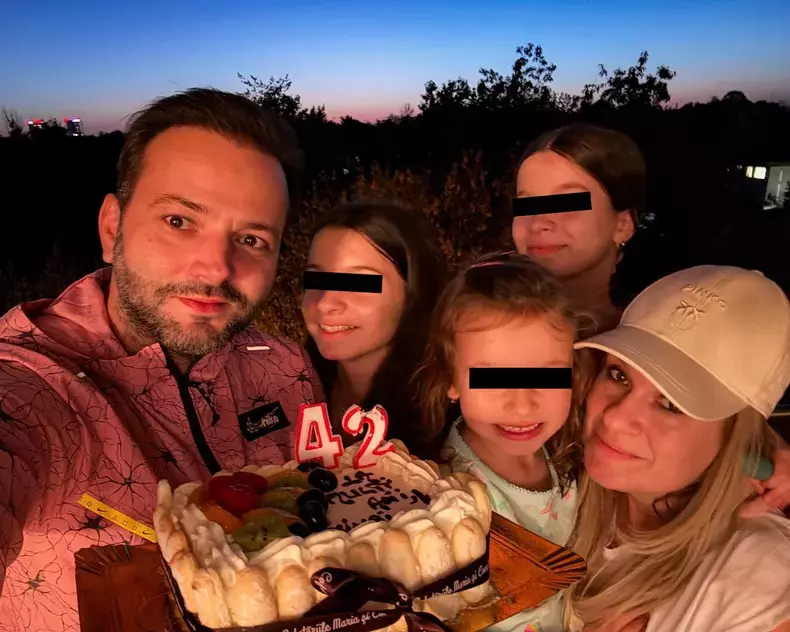 Mihai Morar cu familia extinsă