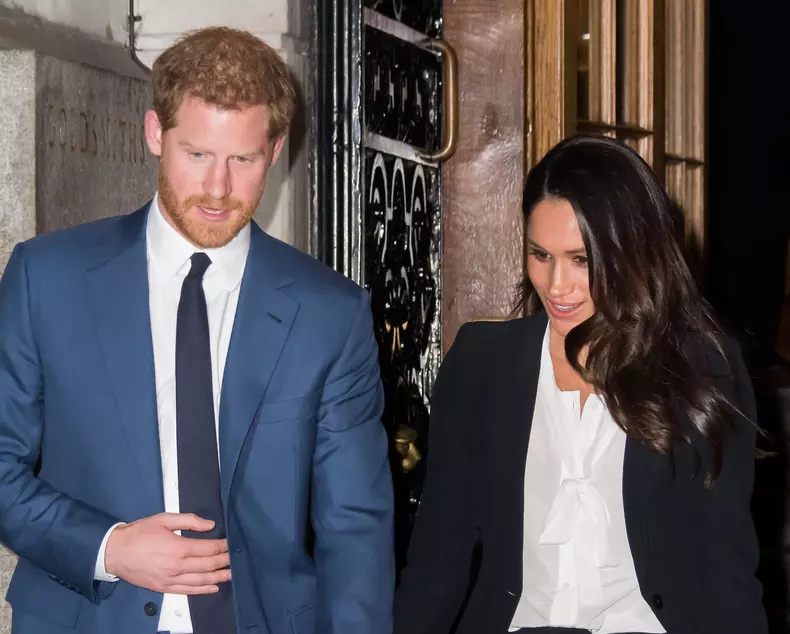 Prince Harry and Meghan Markle at the Endeavour Fund Awards Ceremony