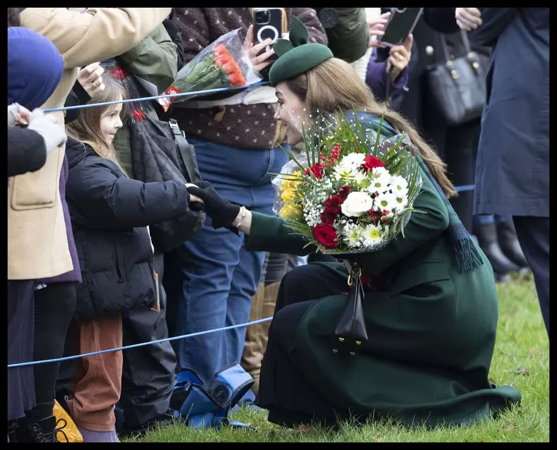 UK Royals at Christmas Day church service