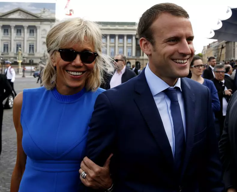 Brigitte și Emmanuel Macron