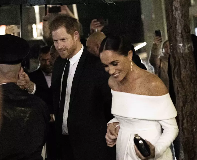 Meghan Markle și Prințul Harry, premiați la gala organizată în New York