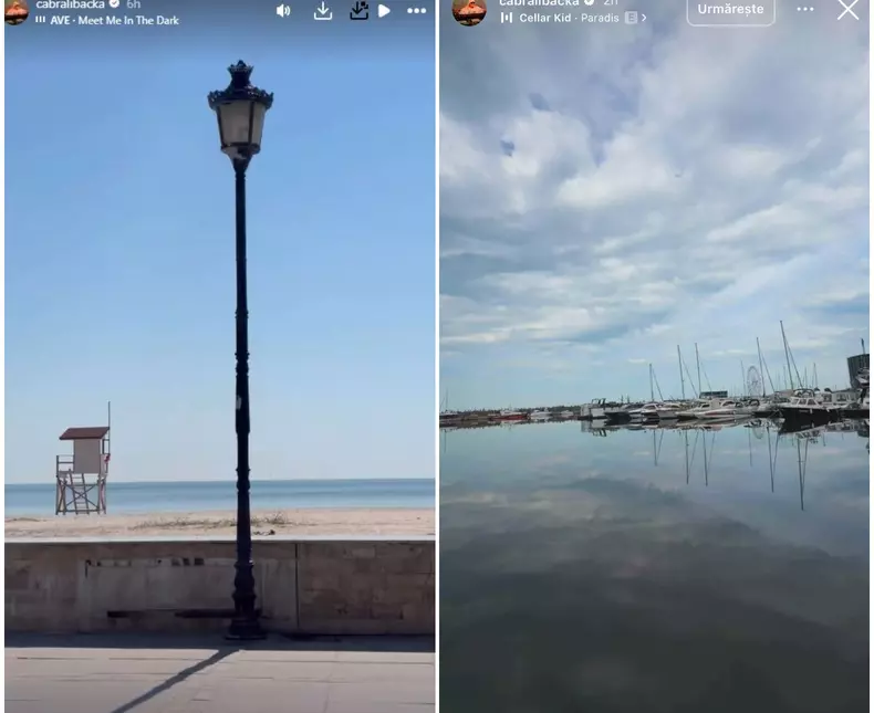 Cabral a plecat pe litoral