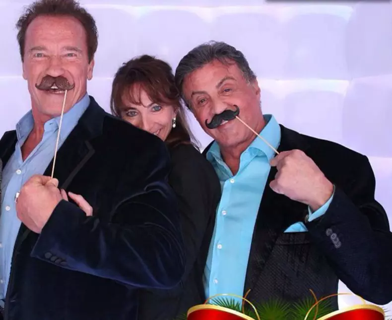 Die Mario Brothers. Werden Arnold Schwarzenegger und Sylvester Stallone ihre Muckis wieder auspacken um Prinzessin Peach zu befreien? Also das koennte doch mal ein interessanter Film werden. // The Mario Brothers. Will Arnold Schwarzenegger and Sylvester S