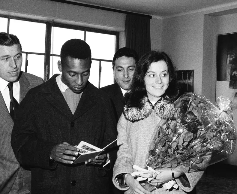PELE and Rosemarie Arantes do Nascimento