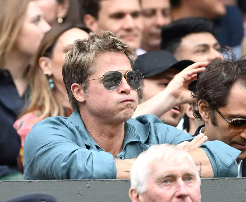 Brad Pitt, apariție uimitoare la Wimbledon 2023
