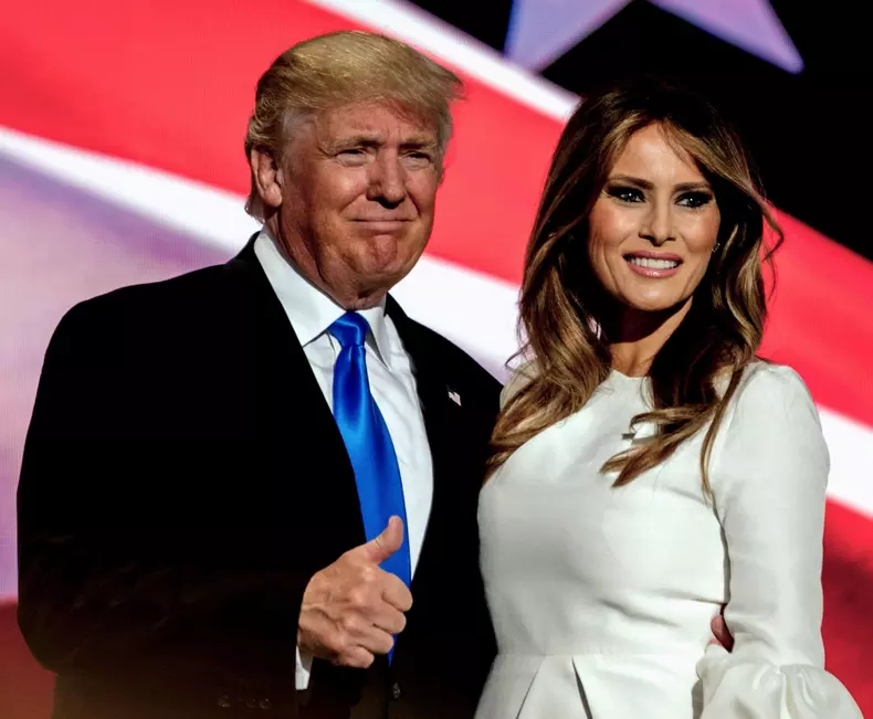 trump si melanie