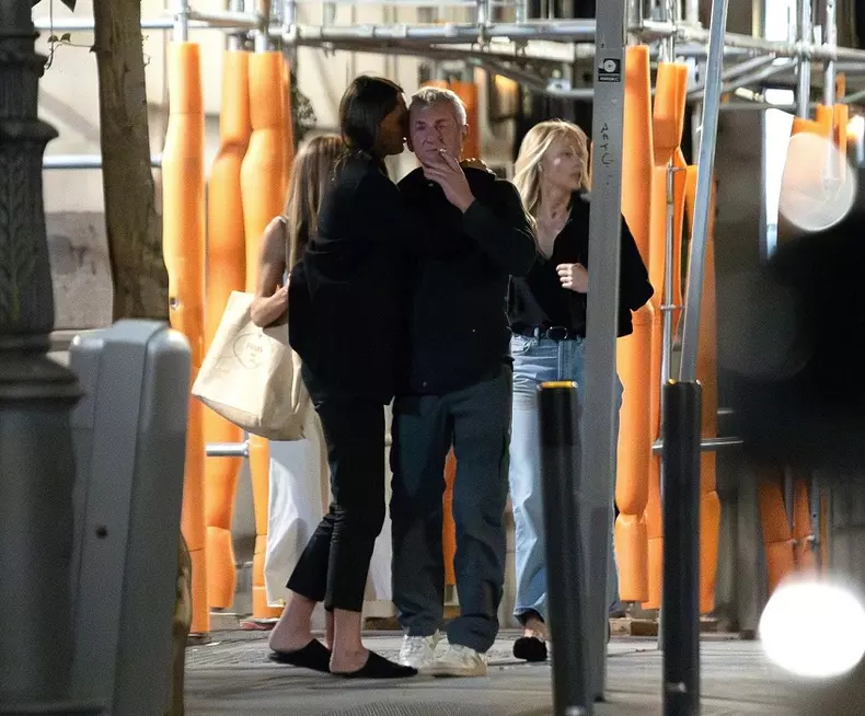 *PREMIUM-EXCLUSIVE* *MUST CALL FOR PRICING* The American actor and film director Sean Penn packs on the PDA with a new, younger looking girlfriend believed to be the actress Valeria Nicov seen during a night out in Madrid, Spain. *PICTURES TAKEN ON THE 04
