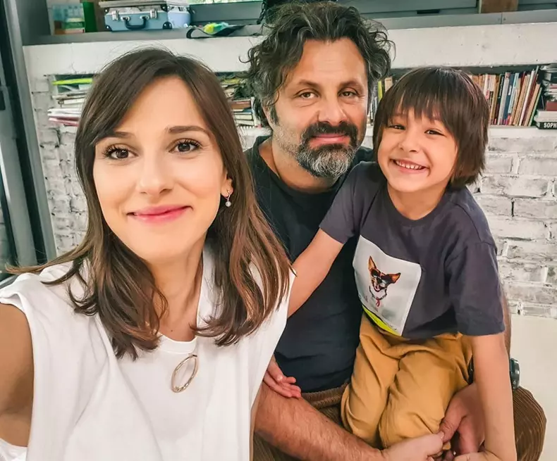 Dana Rogoz, Radu Dragomir și fiul lor Vlad