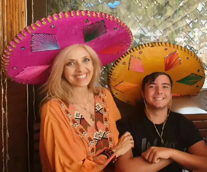 Bianca Brad si fiul ei