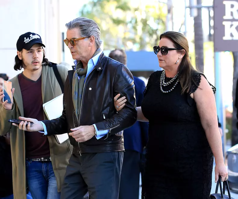 Pierce Brosnan And Keely Shaye Smith Step Out In Beverly Hills