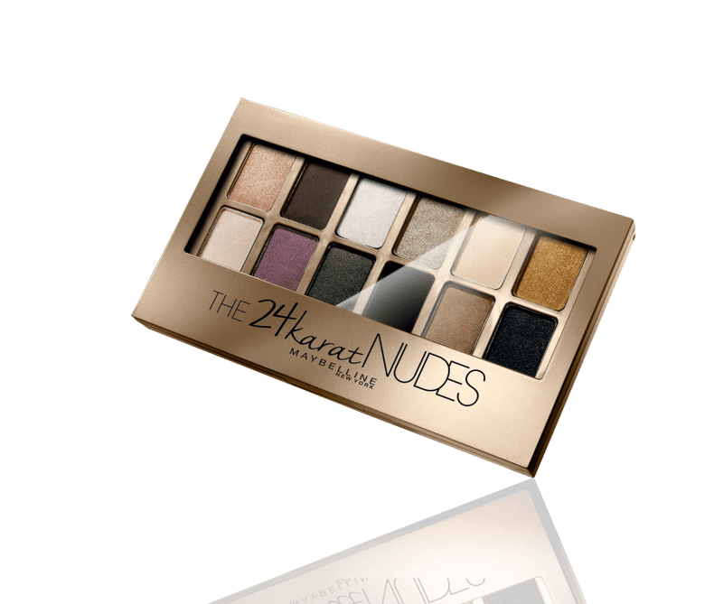 Paletă farduri de ochi The 24Karat Nudes Palette, 67,20 lei, Maybelline NY