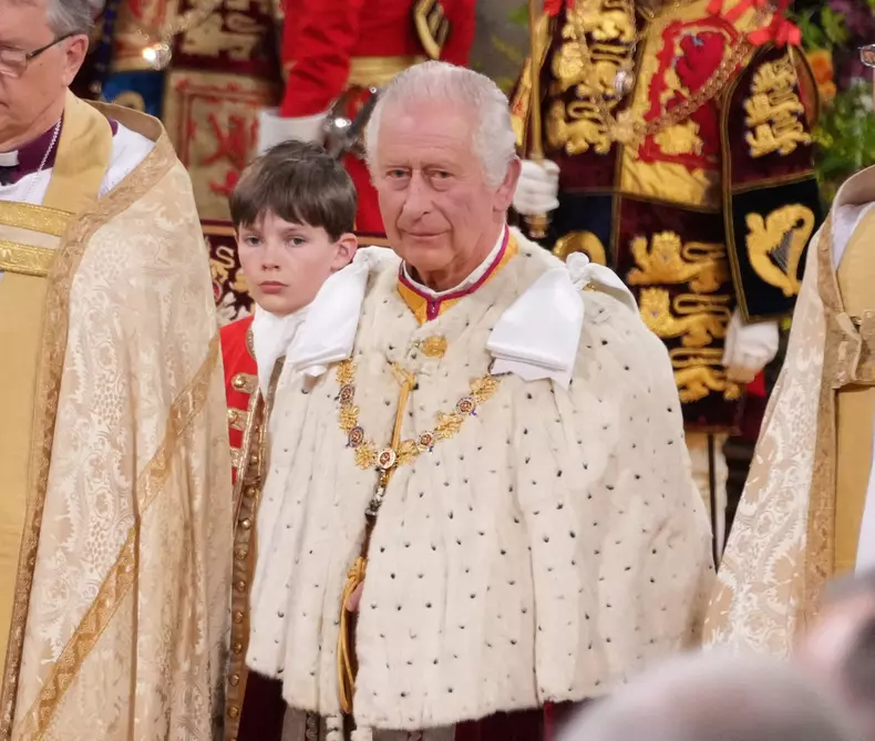 The Coronation of King Charles III and Queen Camilla at Westminster Abbey, London.