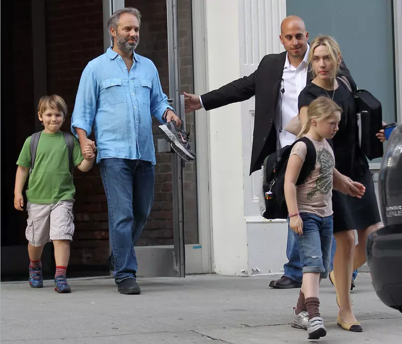 Kate Winslet and her ex-husband Sam Mendes Stay Strong for Kids!