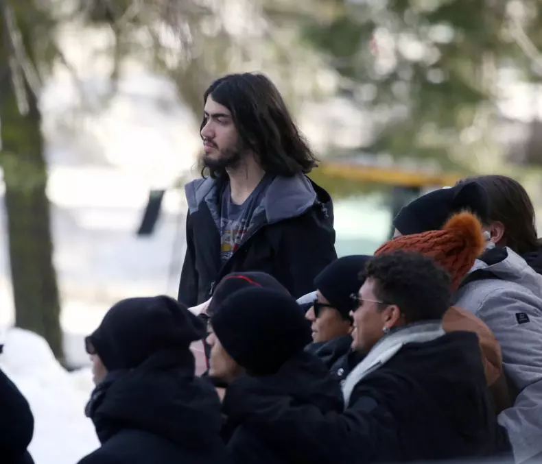 EXCLUSIVE: The Jackson Family Head Out on a Snowmobile Ride in California
