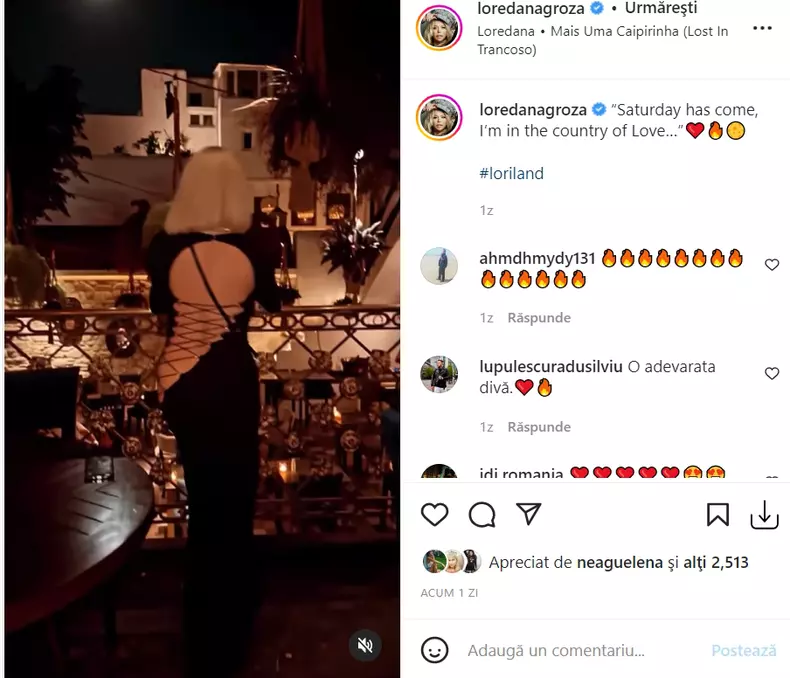 Loredana Groza apariție provocatoare