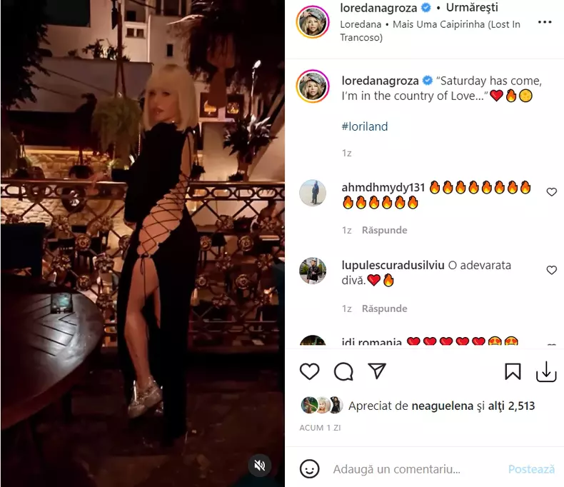 Loredana Groza apariție provocatoare
