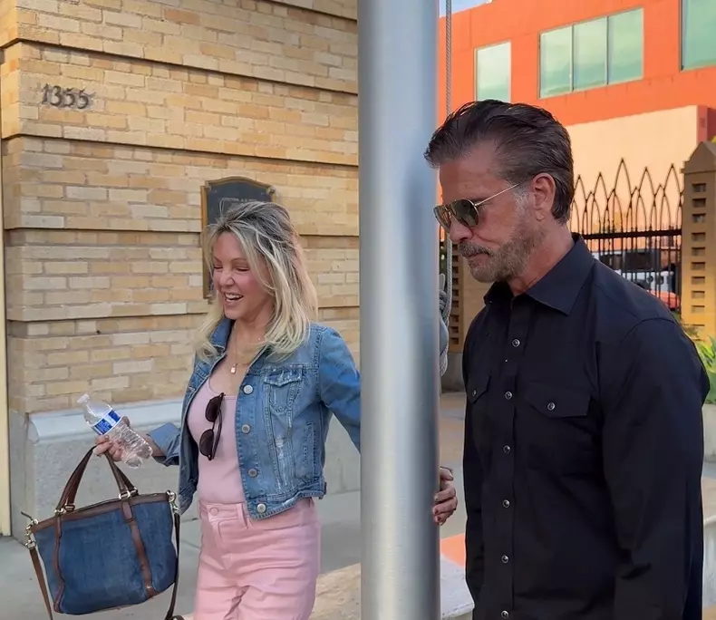 Lorenzo Lamas and Heather Locklear attend The Brave & Rescued Awards in Los Angeles, CA