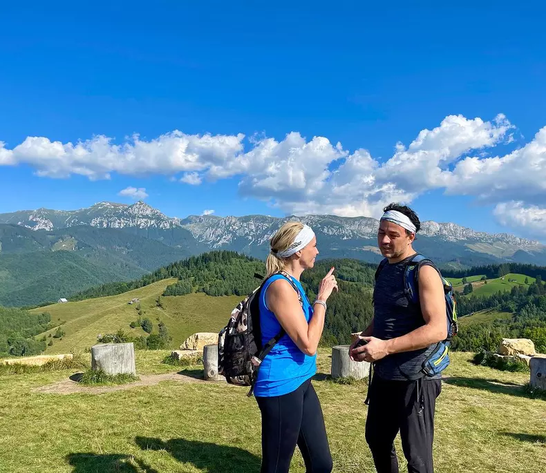 Ileana Badiu şi Cătălin Badiu, soţul ei