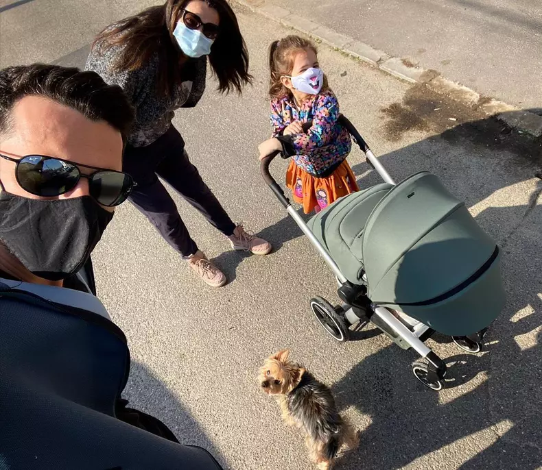 Adi Nartea, toate detaliile despre botezul fiicei sale, Petra: „Totul este planificat” | EXCLUSIV