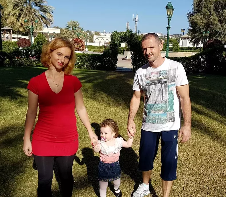 Simona și Marius Urzică copil
