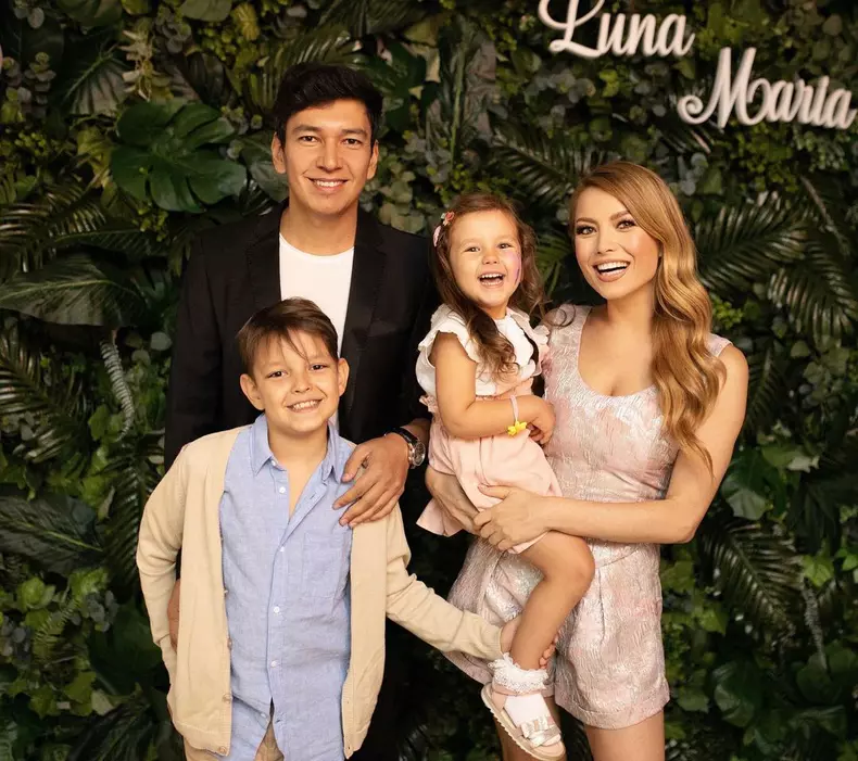 Elena Gheorghe, Cornel Ene și copiii lor, Nicholas și Amelie