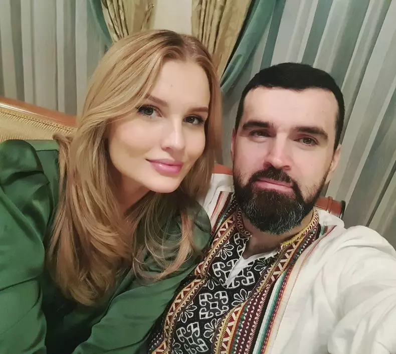Vlad Miriță, soția lui Maria și fiul lor Iustin