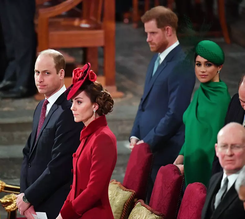 Kate Middleton, Printul William, Printul Harry, Meghan Markle