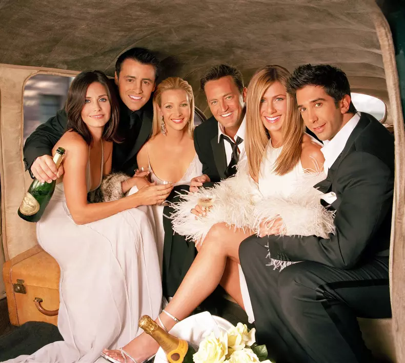 Lisa Kudrow, Jennifer Aniston, Matt LeBlanc, Matthew Perry, Courteney Cox and David Schwimmer